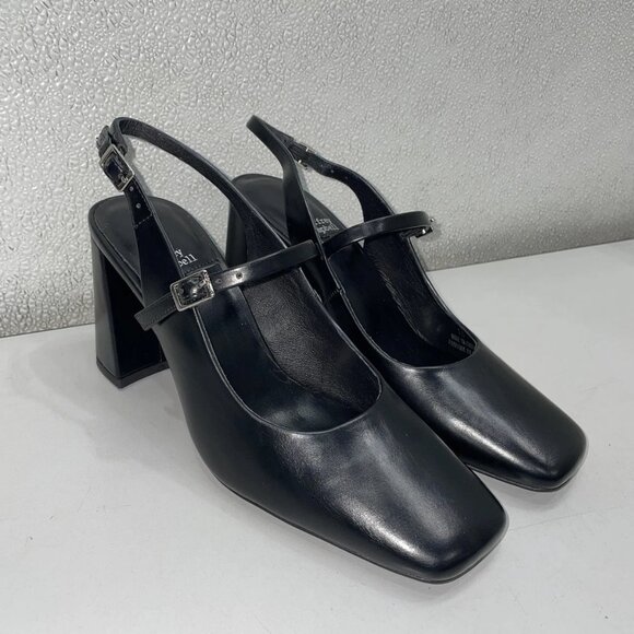 Free People x Jeffrey Campbell Women’s Paige Slingback Heels – Black – Size 7.5 - Picture 8 of 8